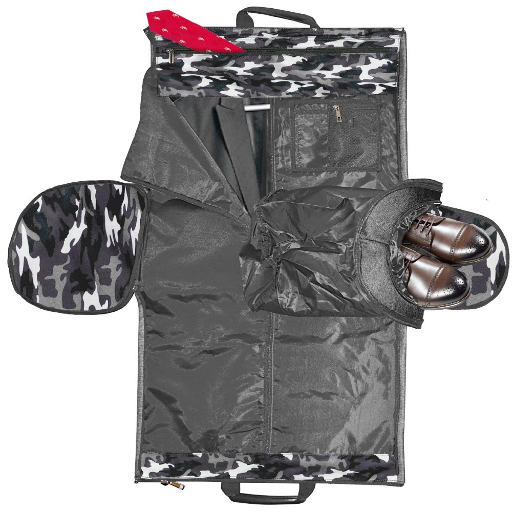 Aeronautica Militare AM-545 Σάκος Ταξιδίου με Γκαρνταρόμπα ρούχων Μαύρος