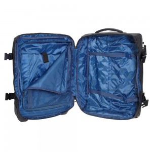 Diplomat BF211-55W The LYON Collection Ταξιδιωτικό Σακίδιο Πλάτης Τροχήλατο Μπλε Τσάντες