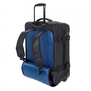 Diplomat BF211-55W The LYON Collection Ταξιδιωτικό Σακίδιο Πλάτης Τροχήλατο Μπλε Τσάντες