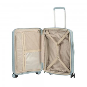 VERAGE GM24061W Tenby 3pcs Travel Luggage Set S/M/L Expandable Light Blue Travel Items