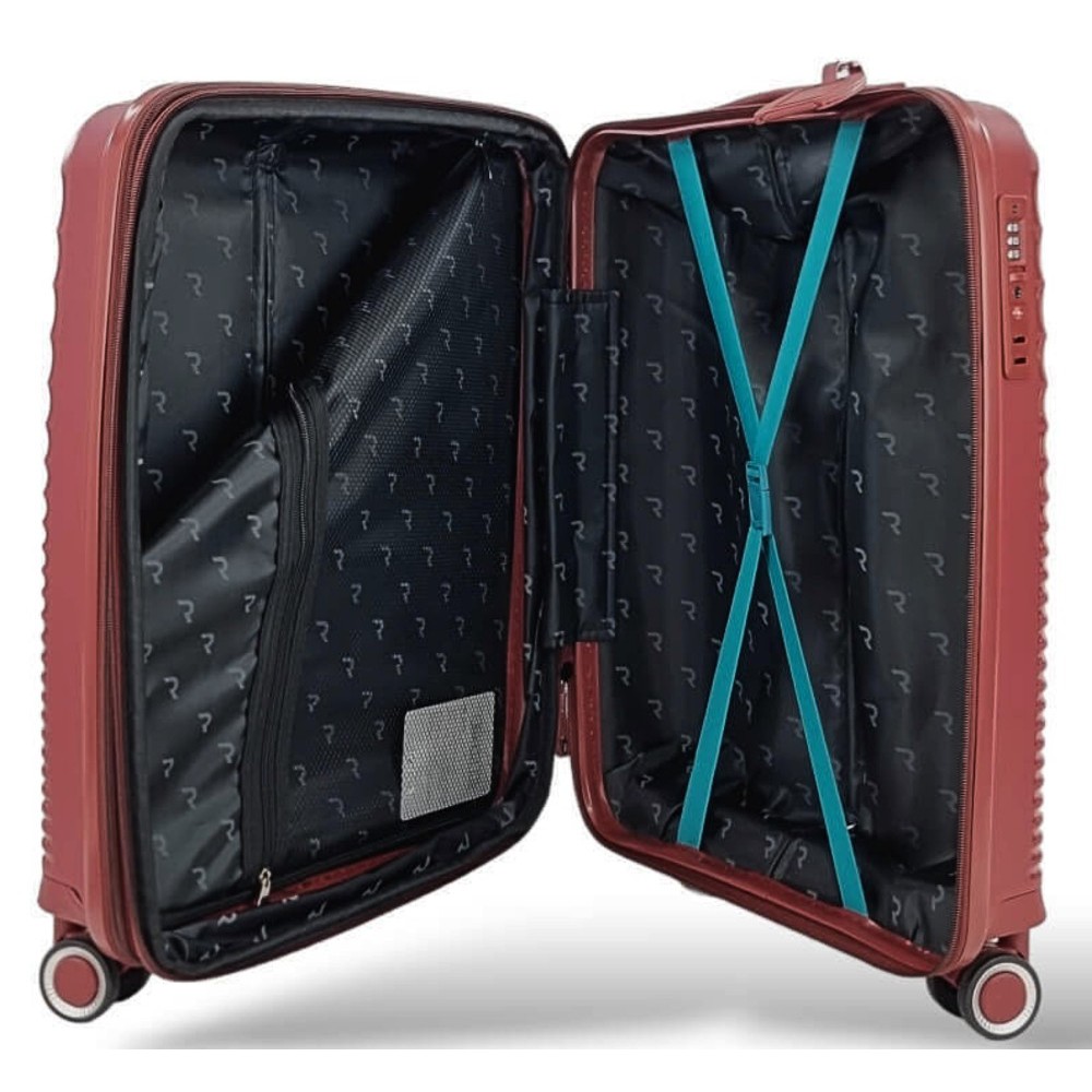 Rain Βαλίτσα Ταξιδιού Καμπίνας 55εκ. RB8018 Μπορντό Είδη ταξιδιού