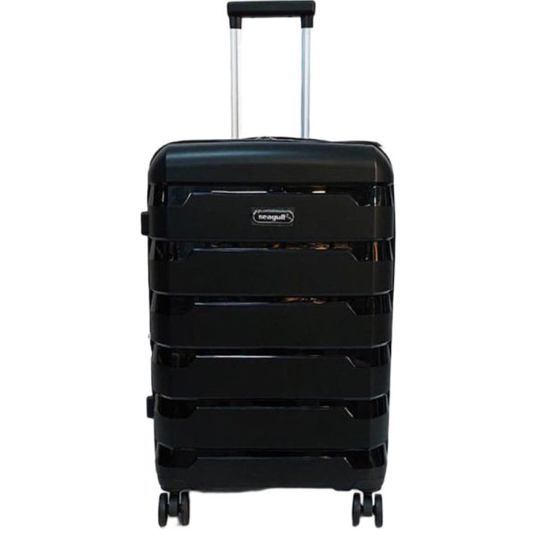 Diplomat Seagul Μεσαία Βαλίτσα SG180-M Μαύρη