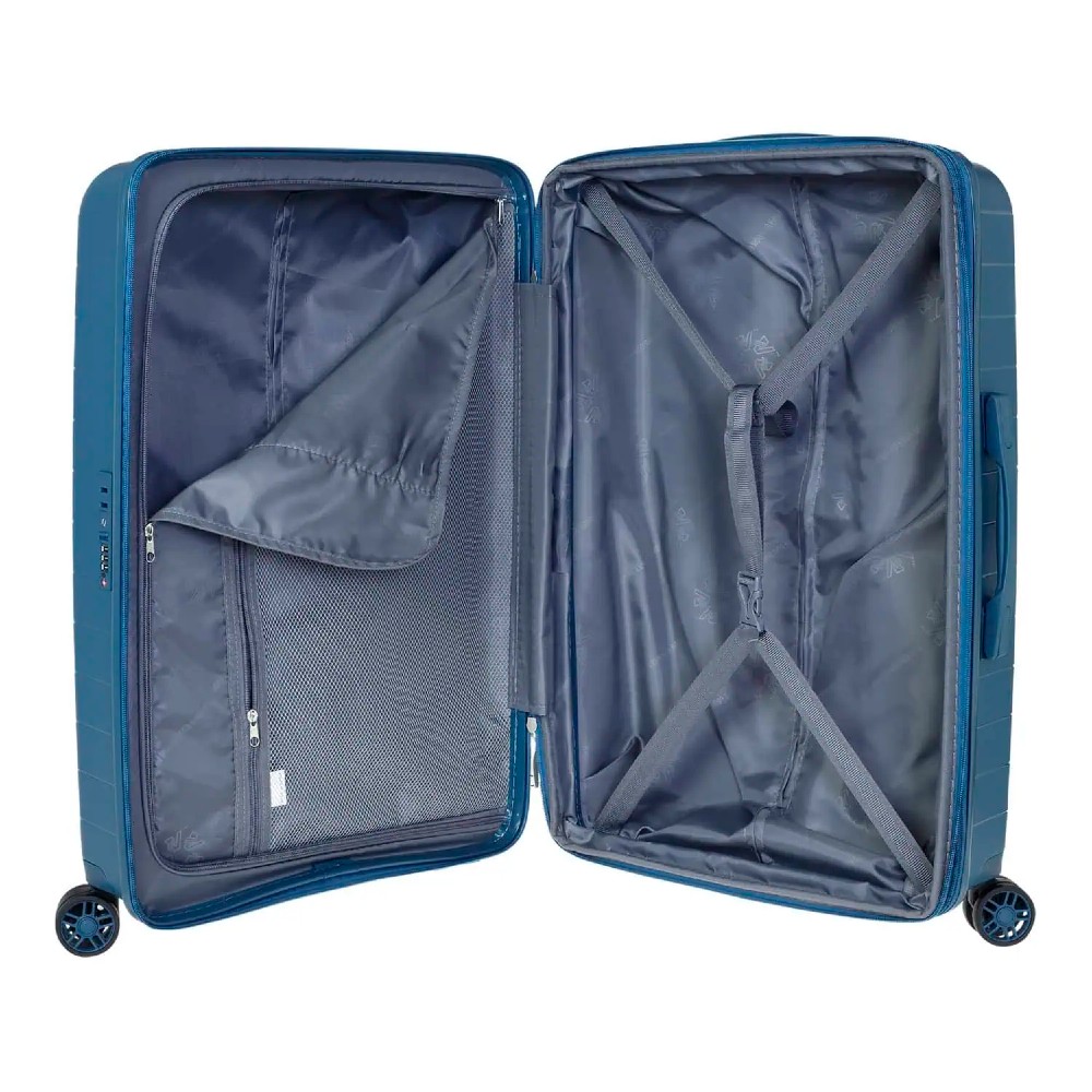 VERAGE V24010 Large Expandable Suitcase 78cm Blue Travel Items