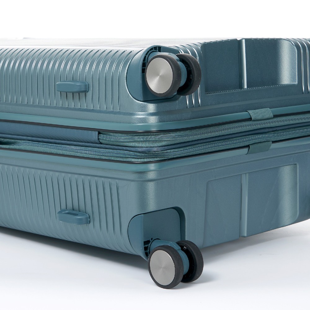 VERAGE VG19006 Rome Medium Expandable Suitcase 66cm Petrol-Green Travel Items