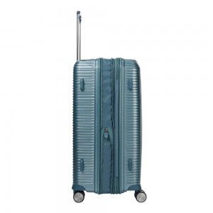 VERAGE VG19006 Rome Medium Expandable Suitcase 66cm Petrol-Green Travel Items