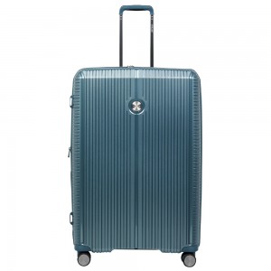 VERAGE VG19006 Rome Medium Expandable Suitcase 66cm Petrol-Green Travel Items