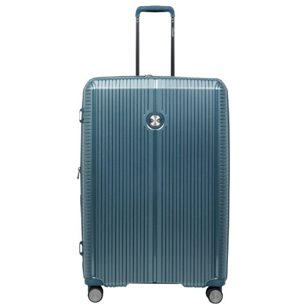 VERAGE VG19006 Rome Βαλίτσα Μεσαία Expandable 66cm Πετρόλ-Πράσινη