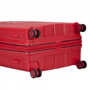 VERAGE VG19006 Rome Medium Expandable Suitcase 66cm Red Travel Items
