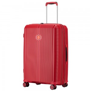 VERAGE VG19006 Rome Medium Expandable Suitcase 66cm Red Travel Items