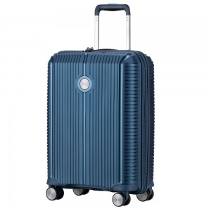 VERAGE VG19006 Rome Cabin Suitcase Expandable 55cm Blue Travel Items