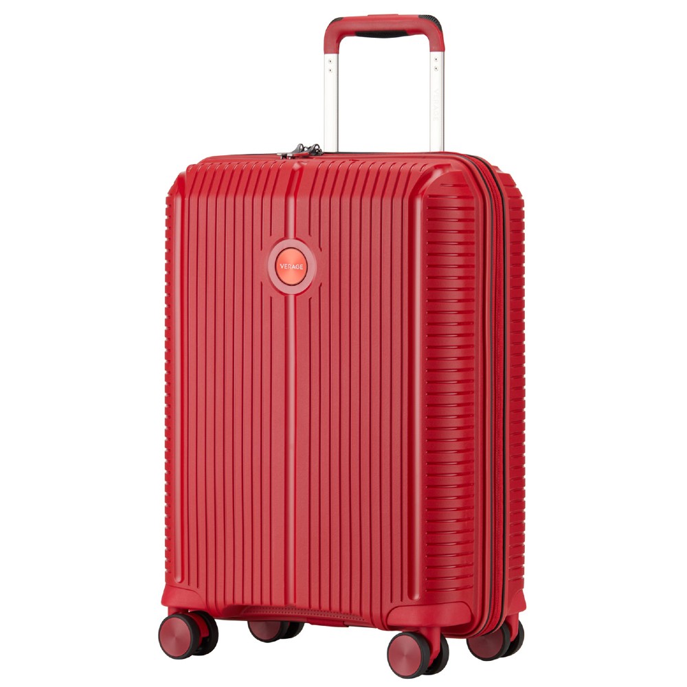 VERAGE VG19006 Rome Cabin Suitcase Expandable 55cm Red Travel Items