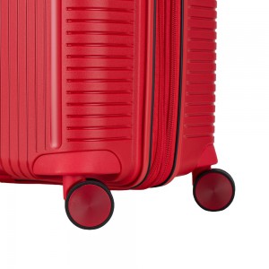 VERAGE VG19006 Rome Cabin Suitcase Expandable 55cm Red Travel Items