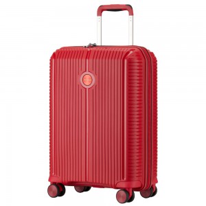 VERAGE VG19006 Rome Cabin Suitcase Expandable 55cm Red Travel Items