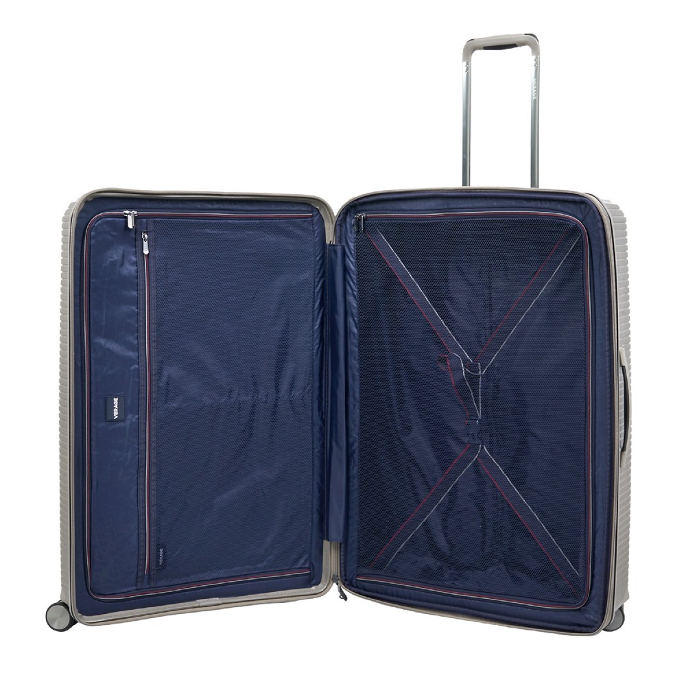 VERAGE VG19006 Rome Large Expandable Suitcase 77cm Champagne-Chaki Travel Items