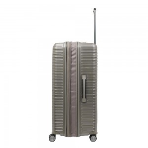 VERAGE VG19006 Rome Large Expandable Suitcase 77cm Champagne-Chaki Travel Items