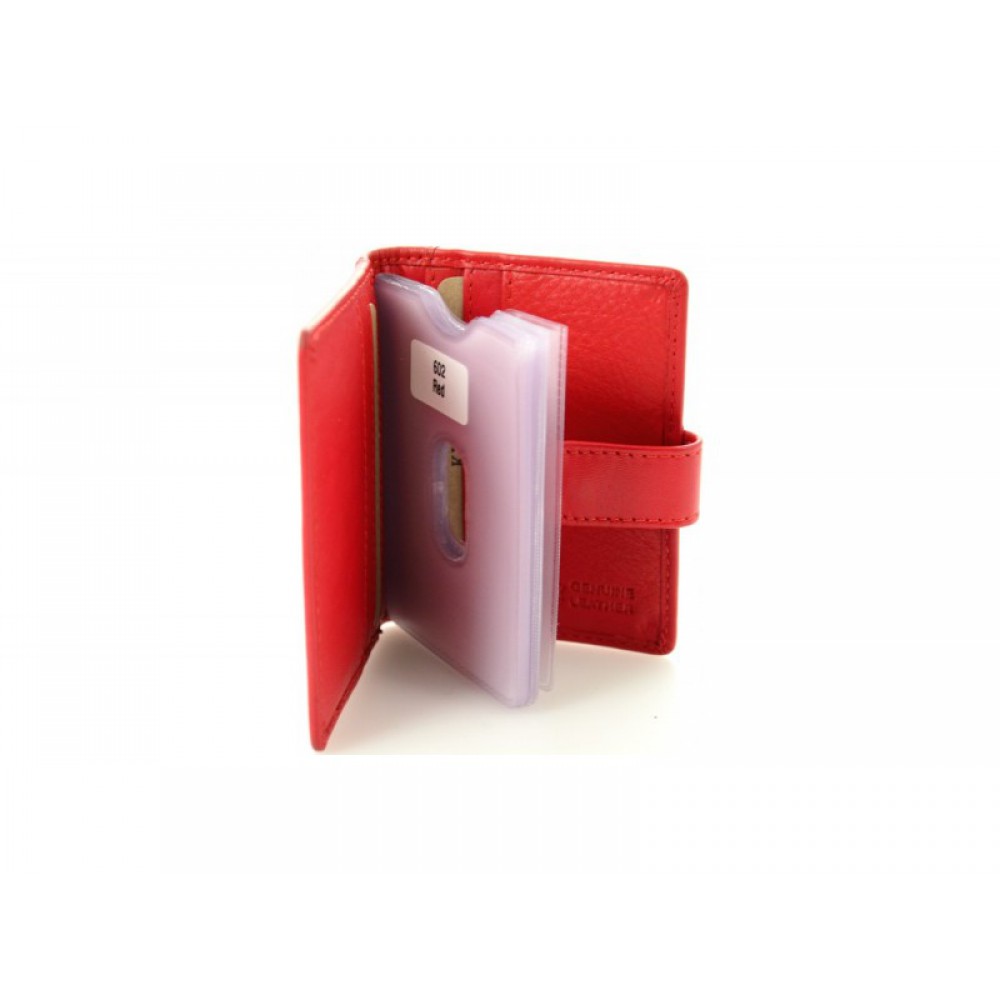 Καρτοθηκη kion 602 δέρμα κοκκινο Wallets