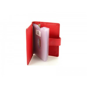 Καρτοθηκη kion 602 δέρμα κοκκινο Wallets