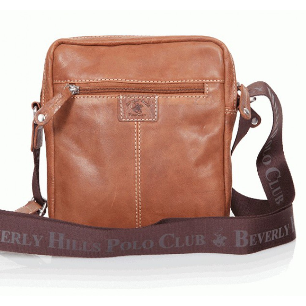 Τσαντάκι δερμα POLO CLUB BH-382 ταμπα Bags