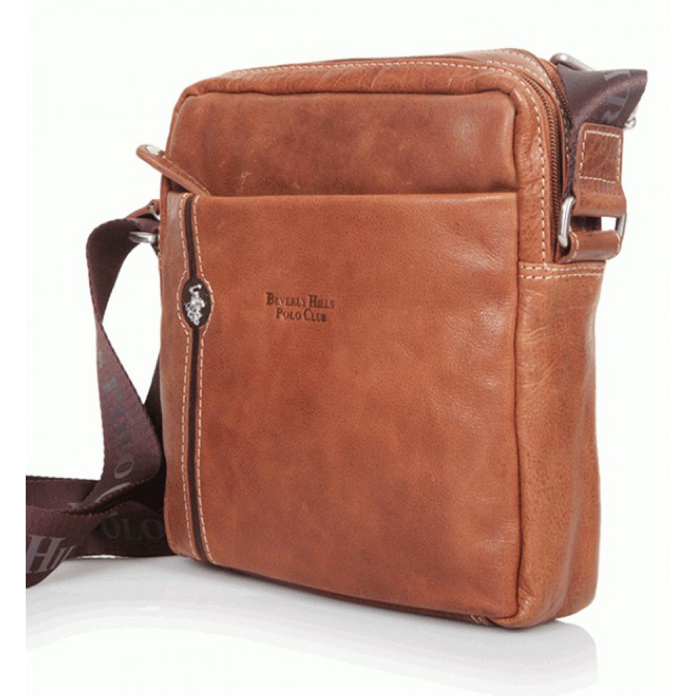 Τσαντάκι δερμα POLO CLUB BH-382 ταμπα Bags