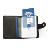 Καρτοθηκη kion 602 δέρμα καφε RFID 2